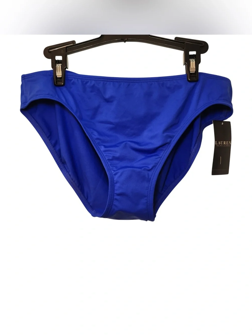 NWT Lauren Ralph Lauren Women’s Cobalt Blue Bikini Brief‎ Swim Bottoms Classic